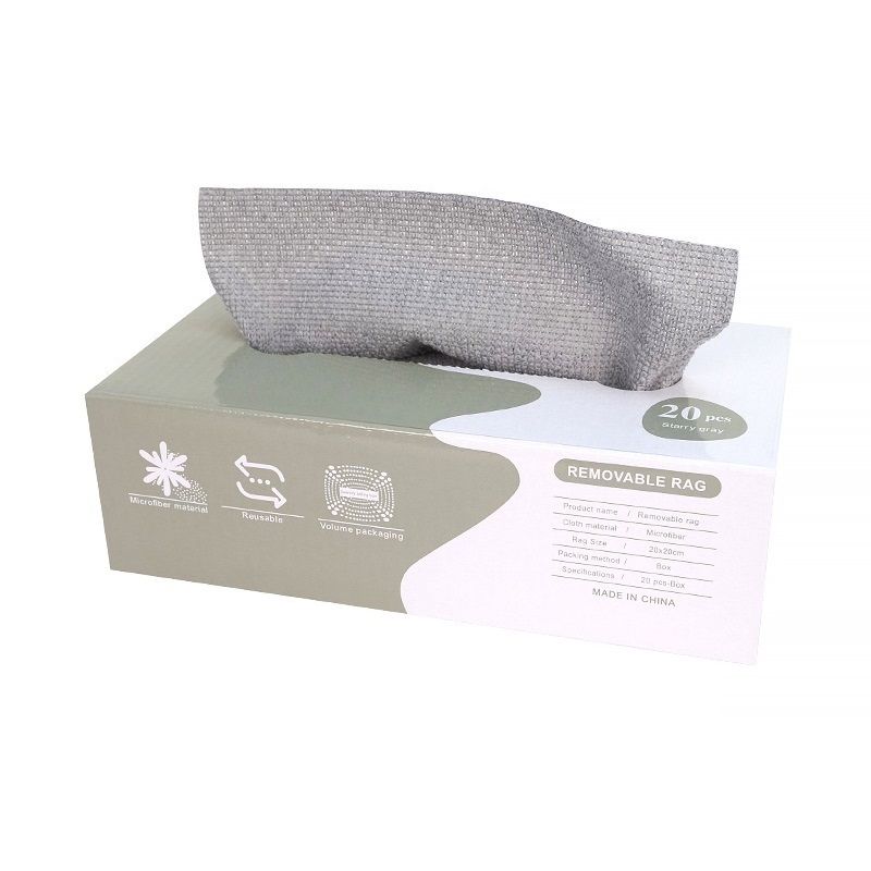 Grey Disposable Microfiber Cleaning Cloths-Buy two get one free