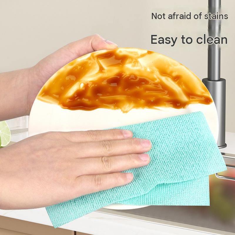 Yellow Disposable Microfiber Cleaning Cloths-Buy two get one free view 5