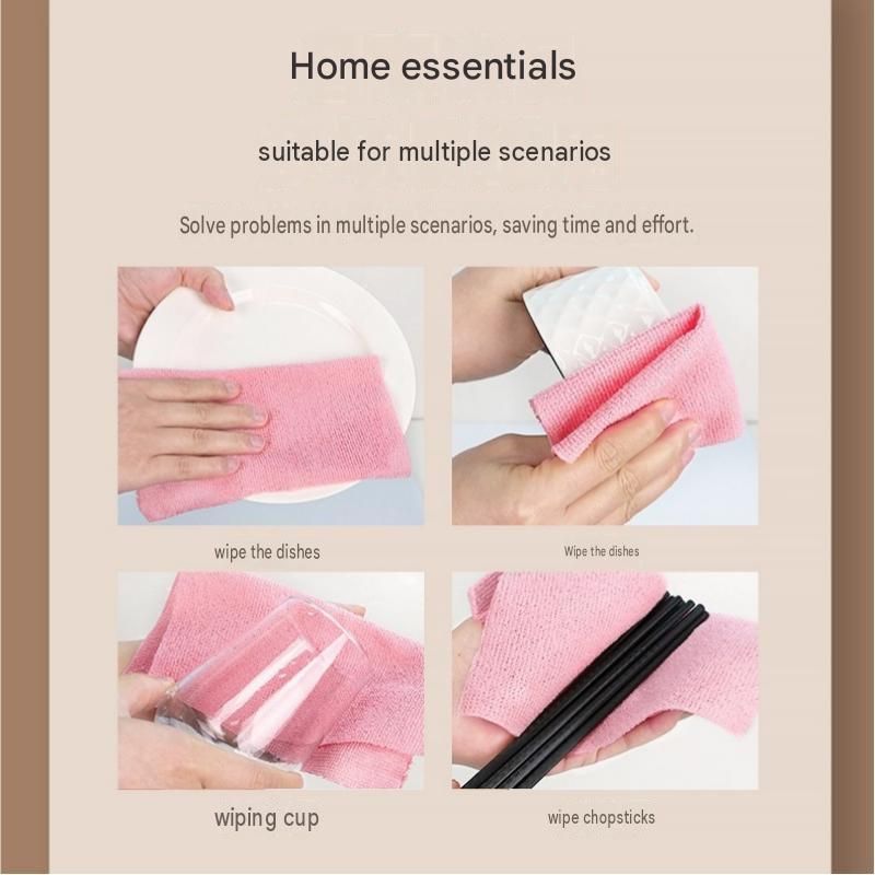 Yellow Disposable Microfiber Cleaning Cloths-Buy two get one free view 9