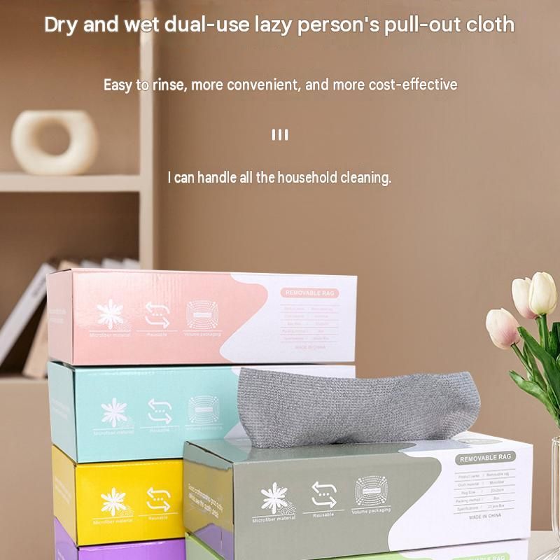 Green Disposable Microfiber Cleaning Cloths-Buy two get one free view 2