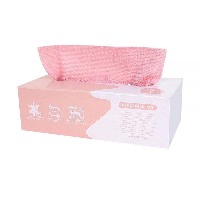 Pink Disposable Microfiber Cleaning Cloths-Buy two get one free