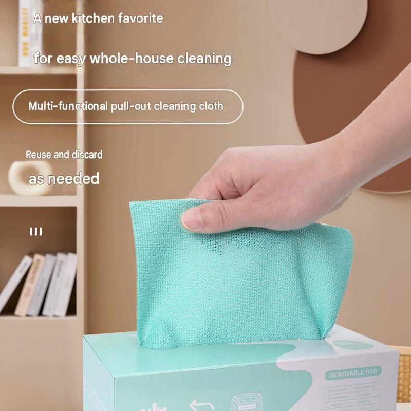 Pink Disposable Microfiber Cleaning Cloths-Buy two get one free view 3