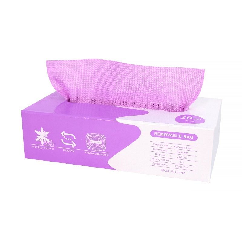 Purple Disposable Microfiber Cleaning Cloths-Buy two get one free