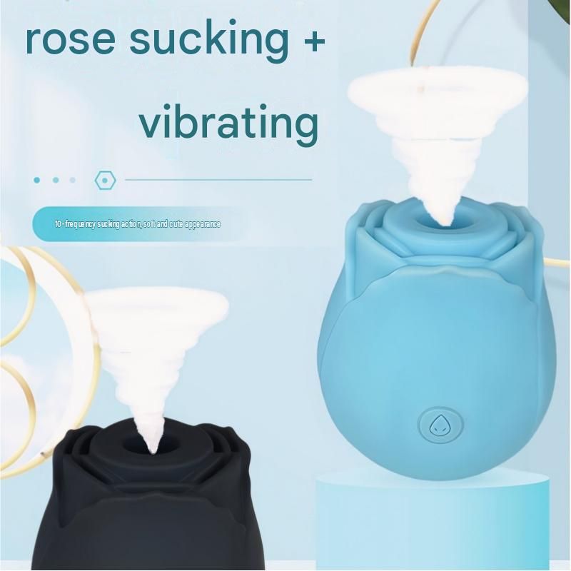 Purple Rose Sucking Vibrator - Silicone & ABS view 6