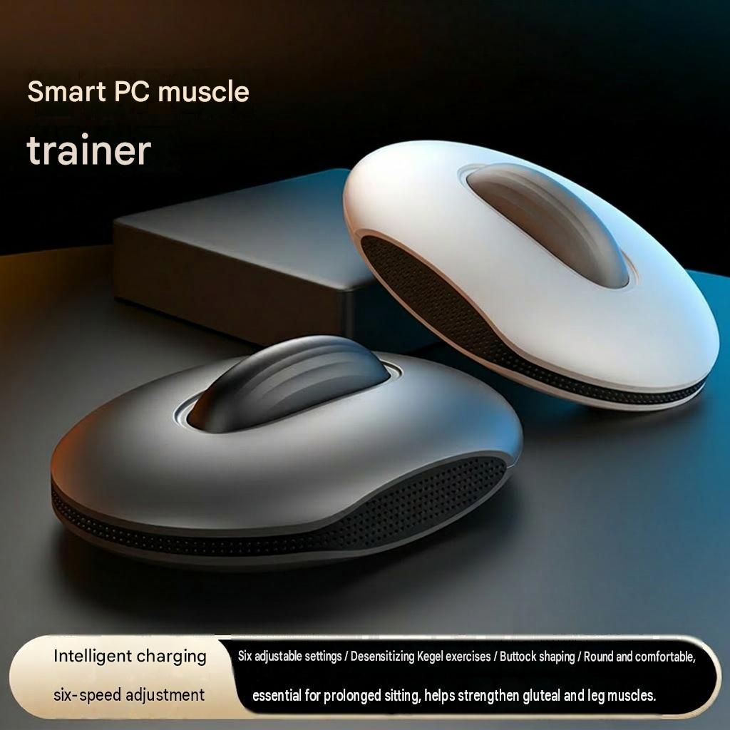 White Rechargeable PC Muscle Trainer - ABS and Silicone Pelvic Floor Exerciser view 2