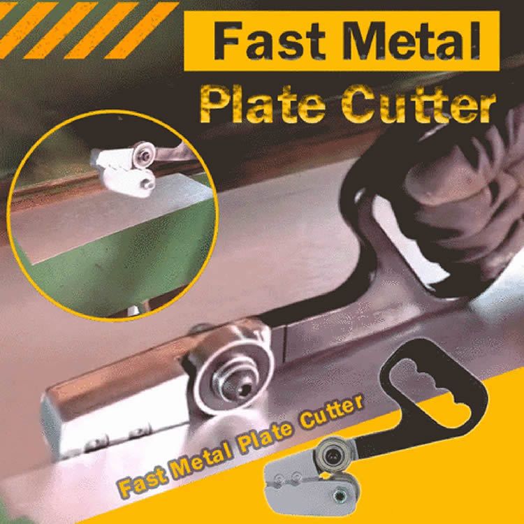 3 Pack Fast Metal Plate Cutter - Zinc Alloy and Steel Manual Sheet Metal Shear view 2