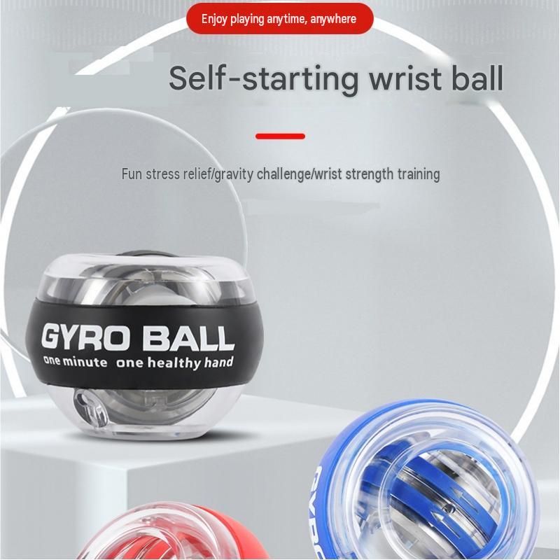Blue Autostart Gyro Ball Wrist Trainer - Zinc Alloy Core view 2