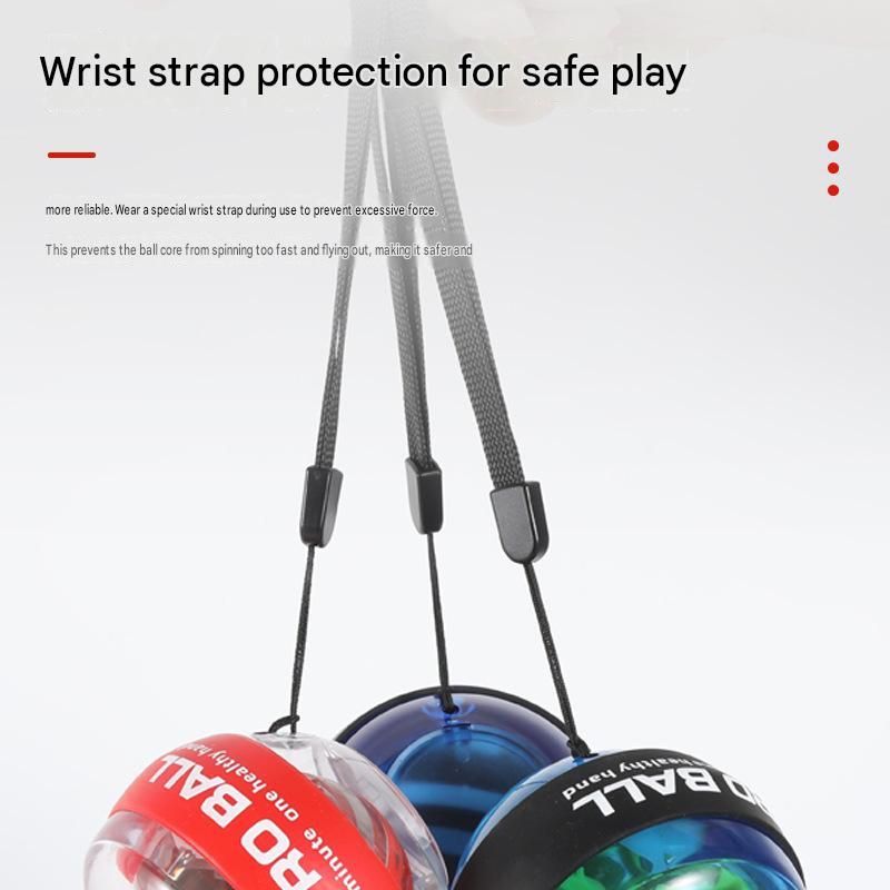 Blue Autostart Gyro Ball Wrist Trainer - Zinc Alloy Core view 4