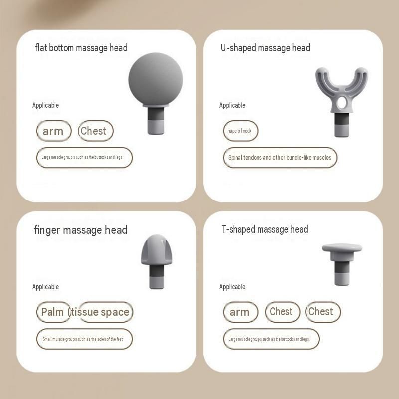 Mini Massage Gun - Portable Percussion Massager with 10 x 2.8 cm massage head view 6