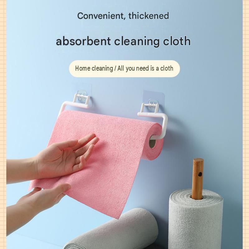 3 Pack Green Microfiber Cleaning Cloth Roll - 25x25cm Thickened Absorbent view 2