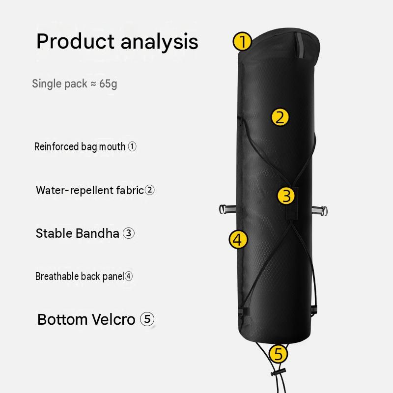 Black Foldable Hiking Poles with Black Carry Bag - Aluminium Alloy Trekking view 15