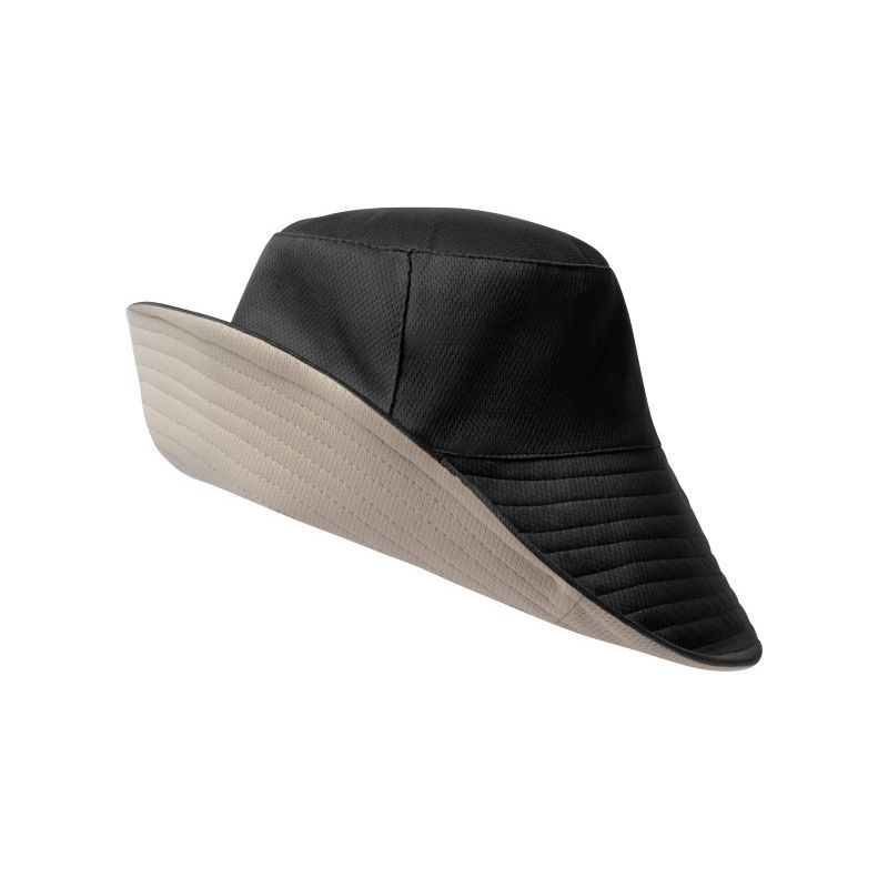Black and Beige Reversible UV Protection Bucket Hat - UPF 50+ Wide Brim Sun Hat