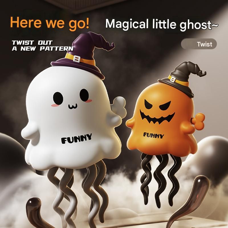 Ghost Character Design Wind Up Dancing Toy - Halloween and Christmas ABS view 3