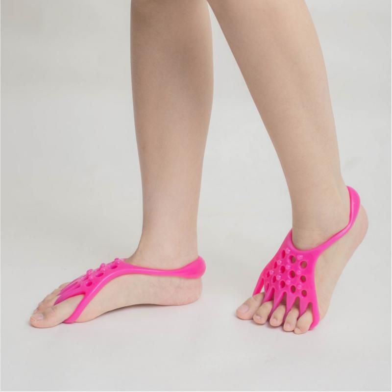 2 pairs Blue Silicone Foot Stretcher and Toe Separator - TPR Yoga Stretching view 8