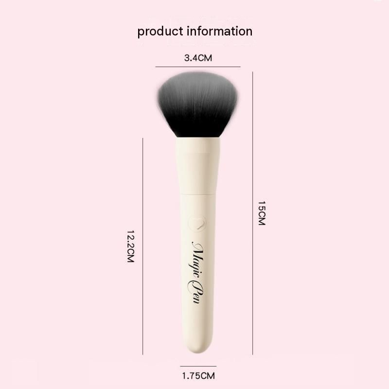 Black Discreet Makeup Brush Vibrator - 10 Mode USB Rechargeable Teaser Wand view 11