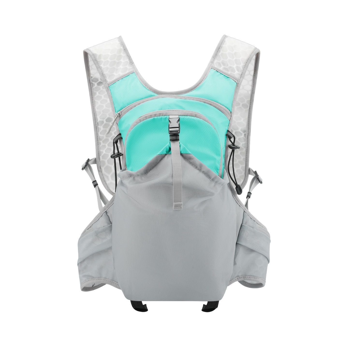 Green Lightweight Hydration Vest Backpack - Breathable Mesh