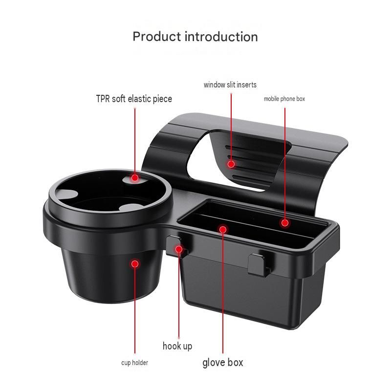 2 pack 4-in-1 Car Window Cup Holder and Phone Mount - Adjustable Dashboard view 8