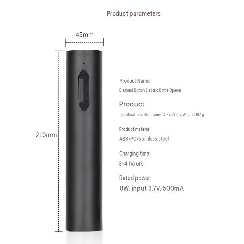 Electric Wine Opener - Rechargeable Automatic Corkscrew view 7