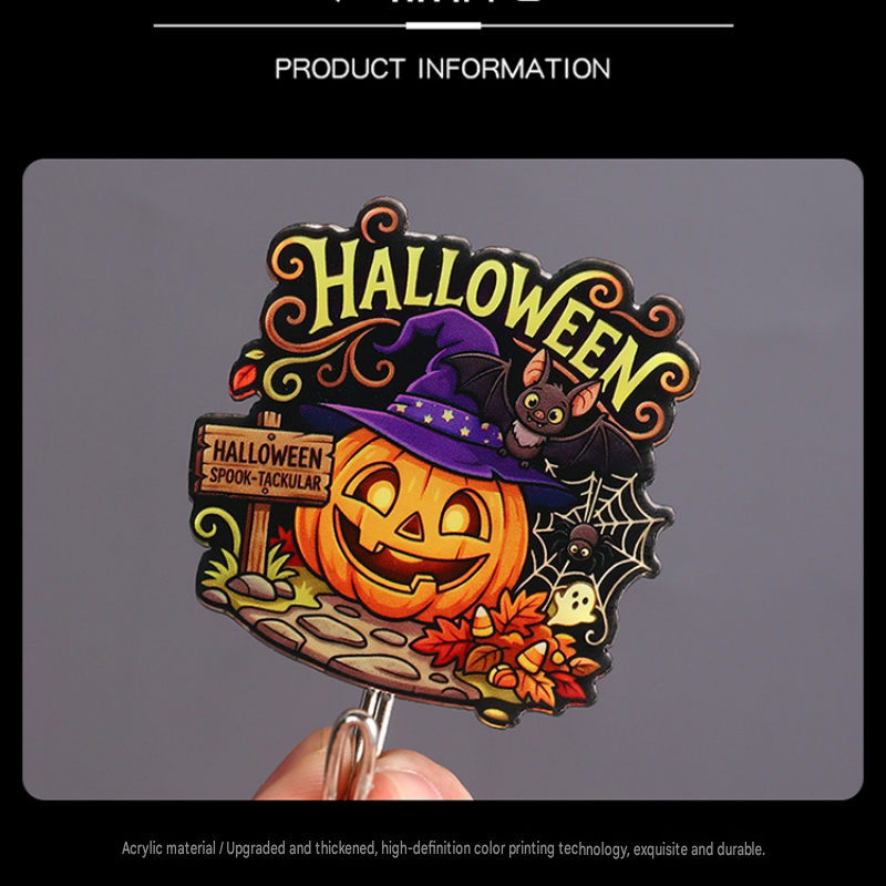 10-pack Halloween Themed Acrylic Wall Hooks（Witch Brewing Potions pattern） view 8