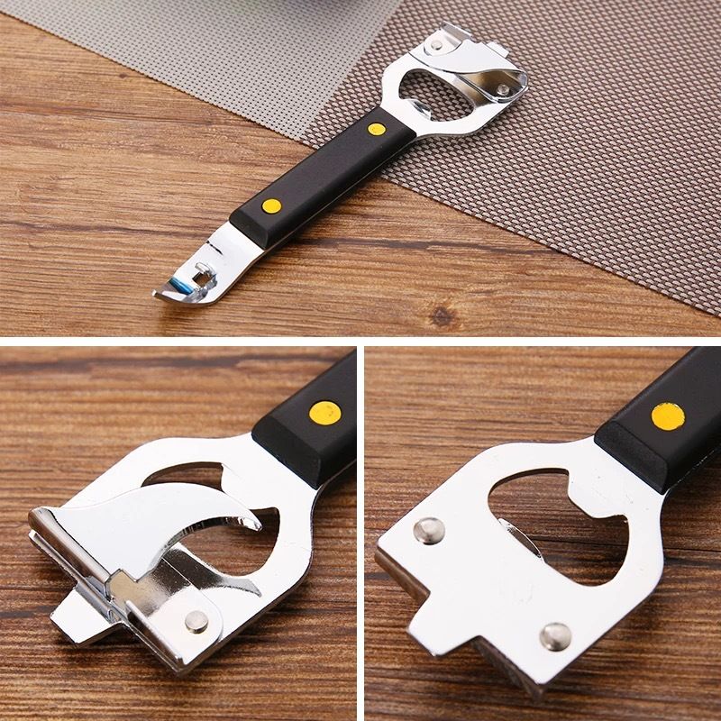 4-in-1 Stainless Steel Bottle Opener and Can Opener - Heavy Duty Beer Opener view 7
