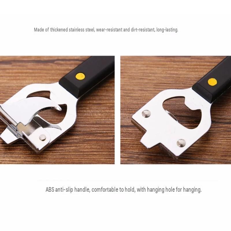 3-pack 4-in-1 Stainless Steel Bottle Opener and Can Opener - Heavy Duty Beer view 5