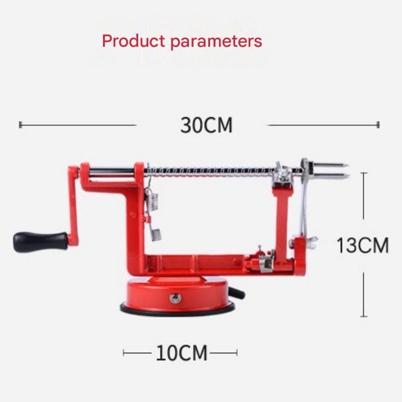 Pink 3-in-1 Apple Peeler Slicer and Corer - Manual Hand Crank Fruit Peeling view 11