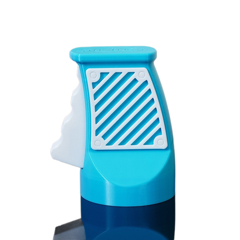 2-pack Blue Easy Open Can Opener Tool - Nail Safe Beverage Lid Lifter with