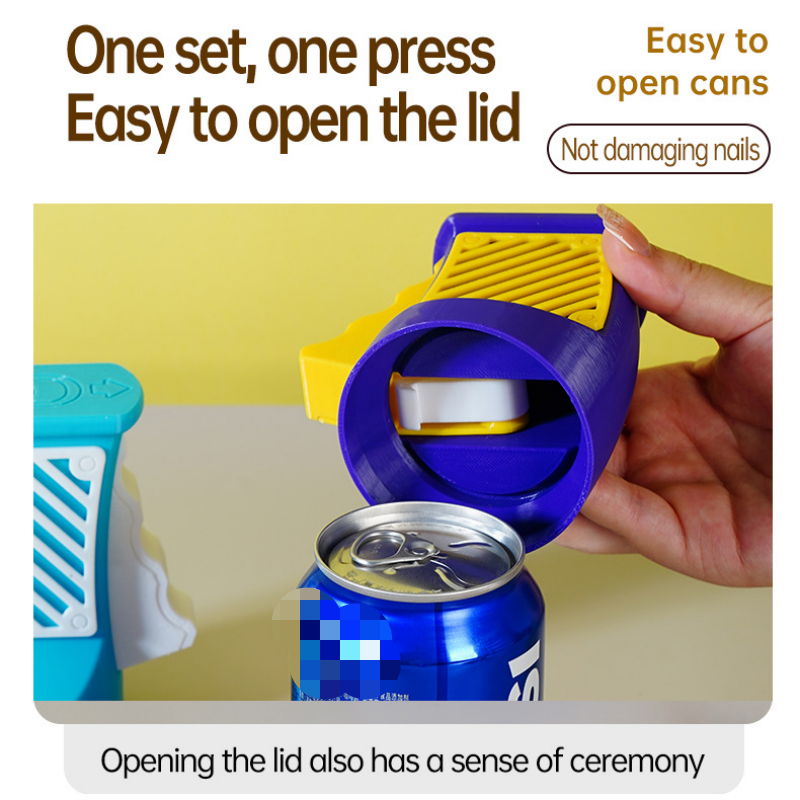 2-pack Dark blue Easy Open Can Opener Tool - Nail Safe Beverage Lid Lifter view 5
