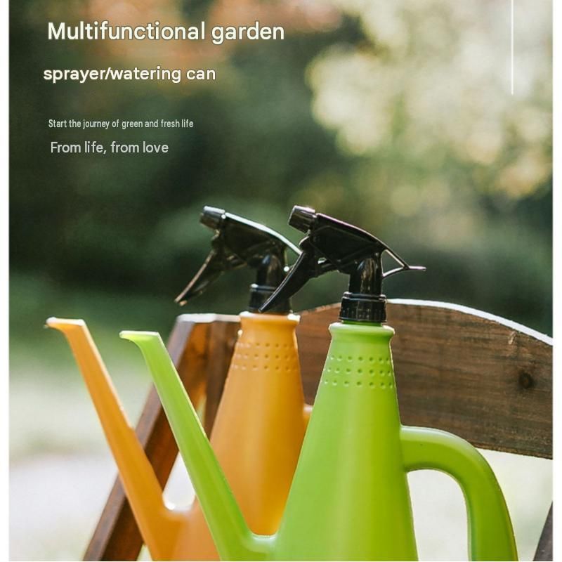 Blue 2-in-1 Watering Can with Spray Nozzle - 1L Lightweight PP Garden Sprayer view 2