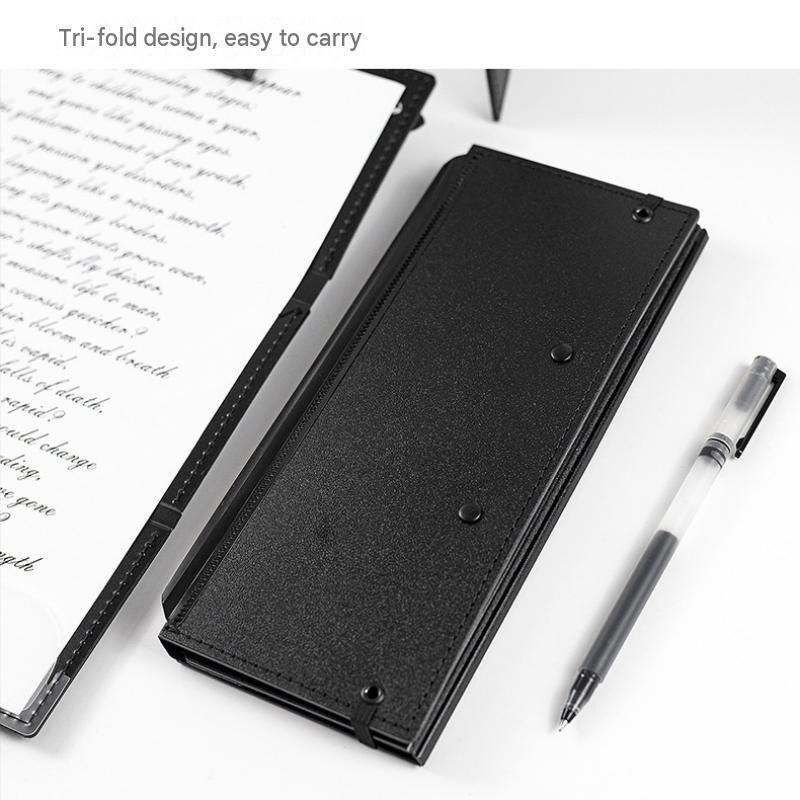 Pink Tri-Fold Writing Pad with Clipboard （Comes with stickers view 4