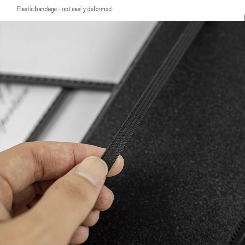 Dark blue Tri-Fold Writing Pad with Clipboard （Comes with stickers view 3