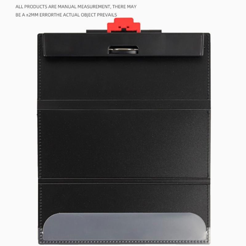 Dark blue Tri-Fold Writing Pad with Clipboard （Comes with stickers view 6