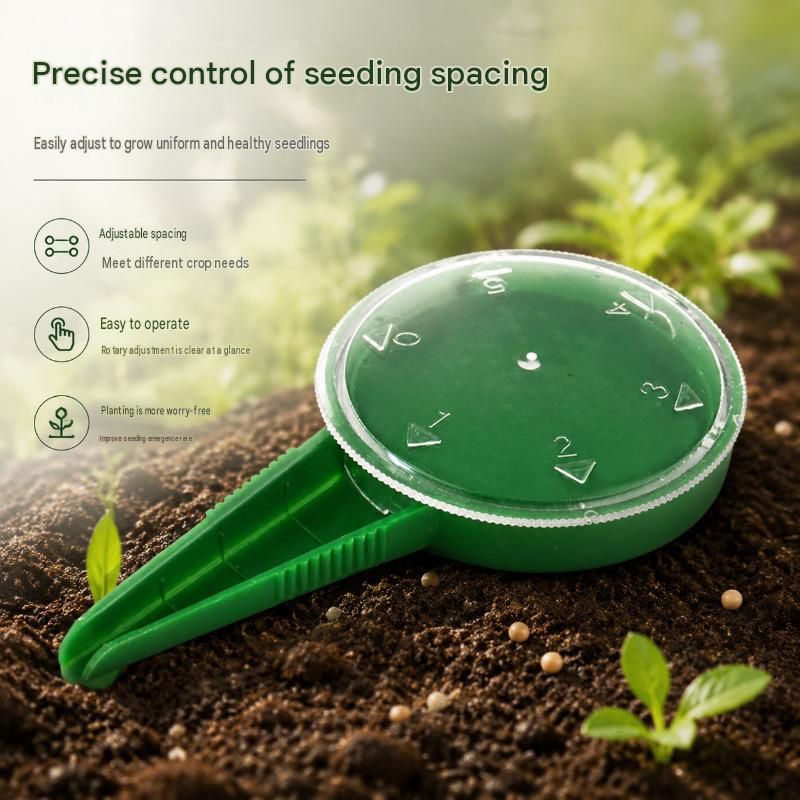 2-pack Adjustable Manual Seed Planter - Precision Vegetable Seeder Tool with view 4