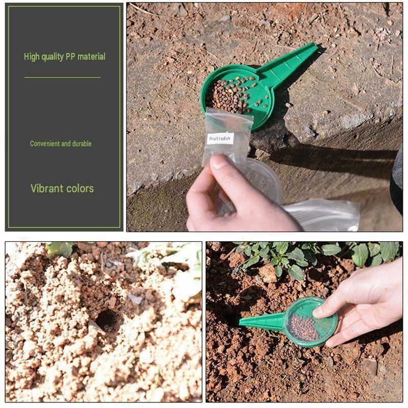 5-pack Adjustable Manual Seed Planter - Precision Vegetable Seeder Tool with view 5