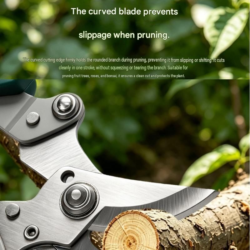 Garden Pruning and Sharpening Tool Set - Orange Stainless Steel Folding Shears view 5