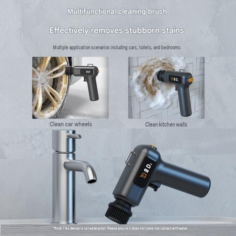 Cordless Car Polisher and Waxer Kit - 2-Speed Electric Buffer with LCD Display view 7