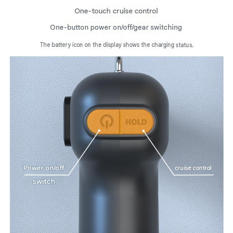 Cordless Car Polisher and Waxer Kit - 2-Speed Electric Buffer with LCD Display view 13