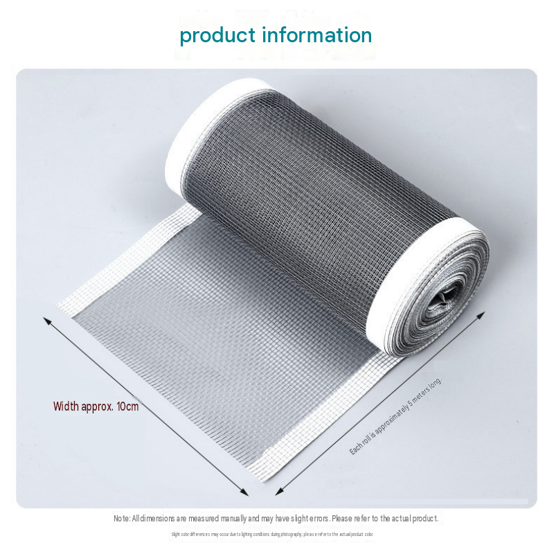 3-pack Self-Adhesive Window Screen Repair Patch - 10cm Wide DIY Flyscreen Mesh view 9