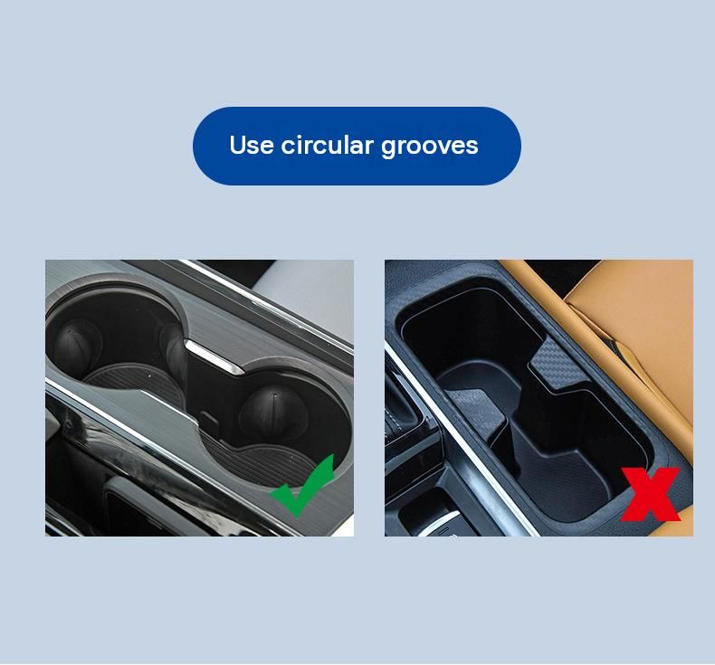Black Rotating 2-in-1 Car Cup Holder Expander - 360 Degree Adjustable Dual view 9