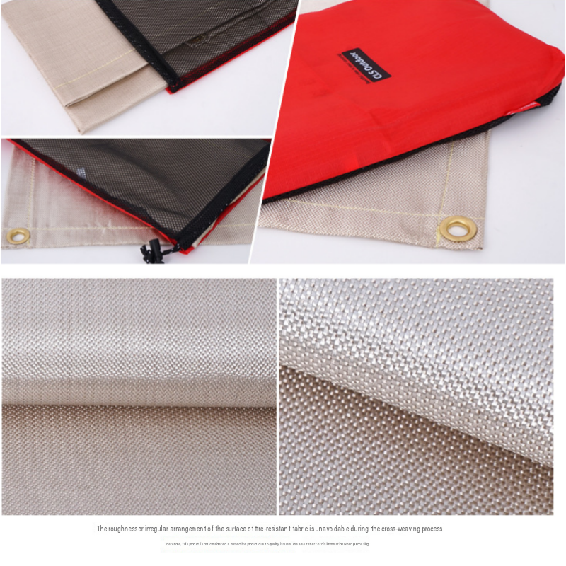 100*80cm Beige Fibreglass Camping Fireproof Mat - Heat Resistant Fire Barrier view 5