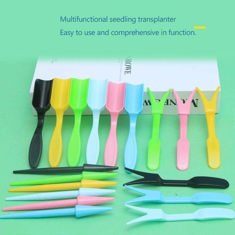 Green Minimalist 4-Piece Succulent Gardening Tool Set with Storage Bucket view 4