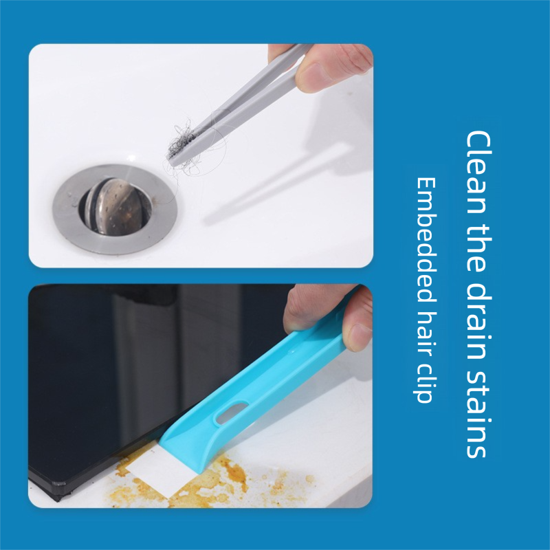 Blue Gap Cleaning Brush, 4 in 1 Rotating Scrub Tool with 360 Degree Swivel view 6