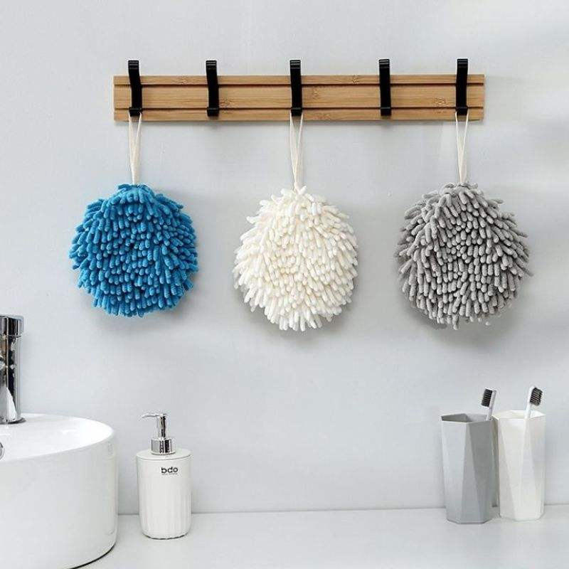 3 Pack Hanging Hand Drying Ball (Blue+White+Gray)