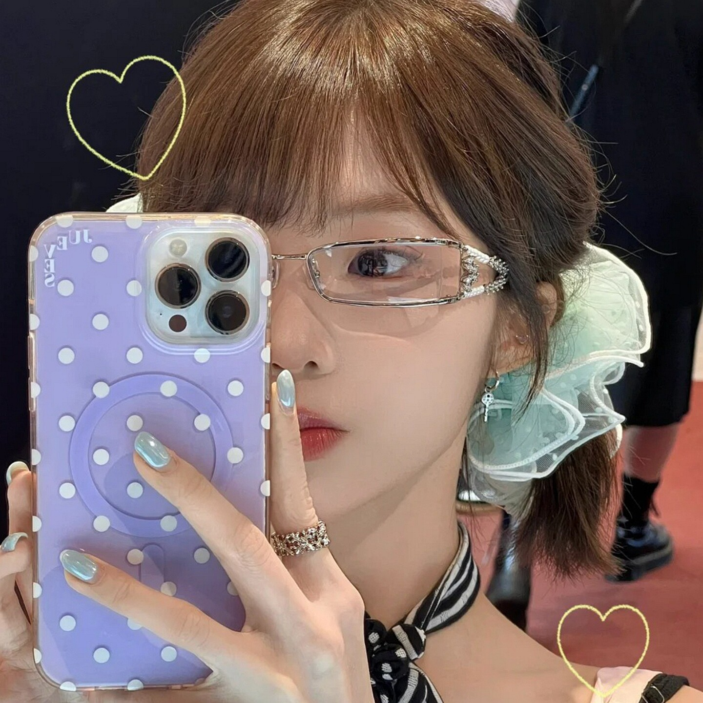 Women's Rectangle Glasses view 3