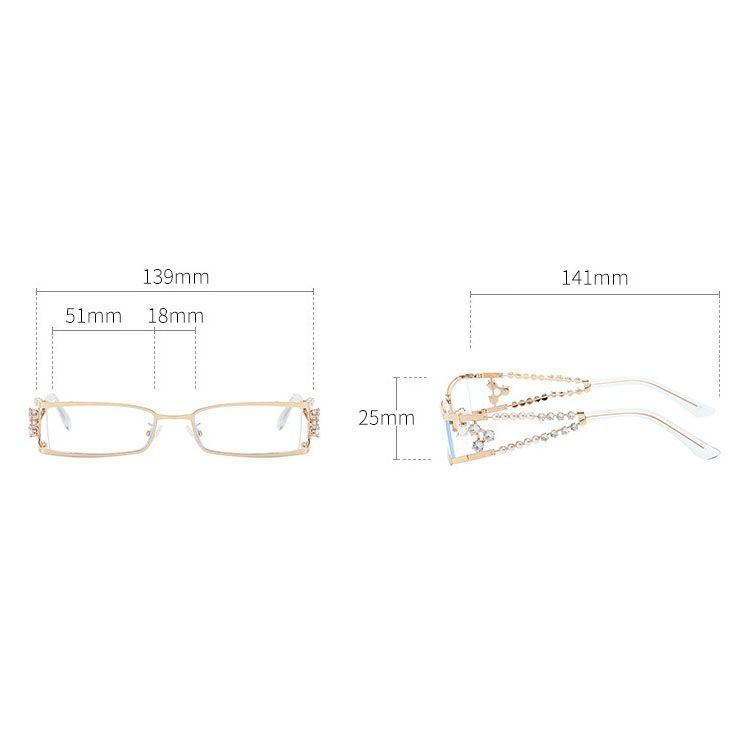 Women's Rectangle Sunglasses view 5