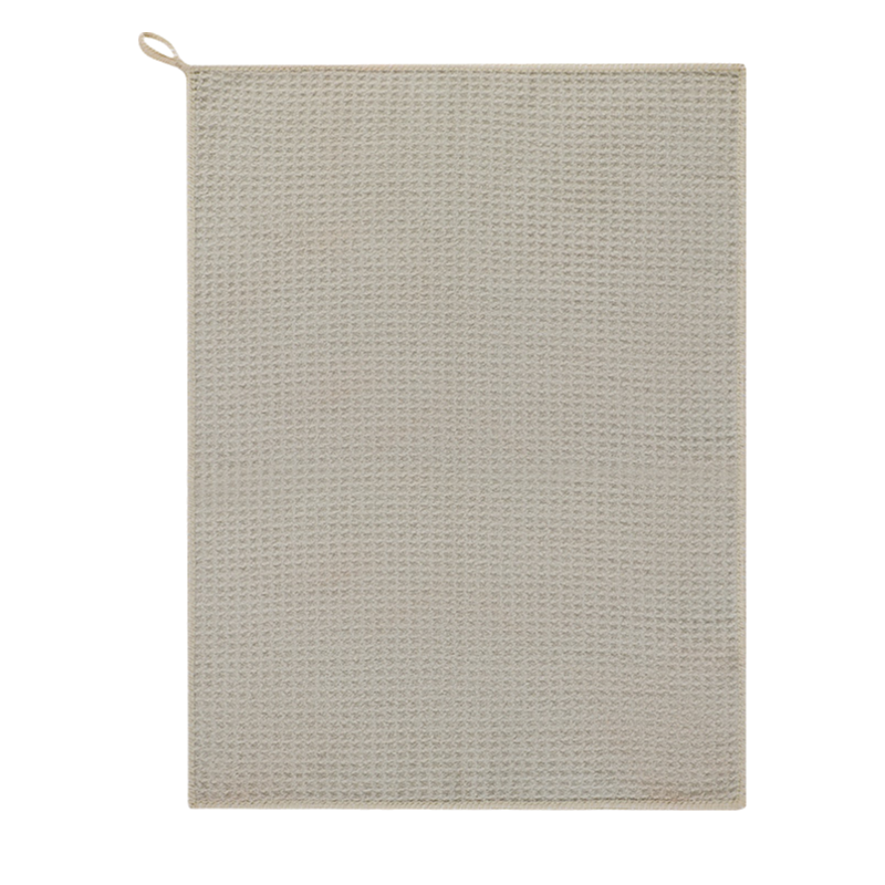 6 Pack Khaki Microfibre Cleaning Cloths - 30 x 40 cm Waffle Texture Absorbent