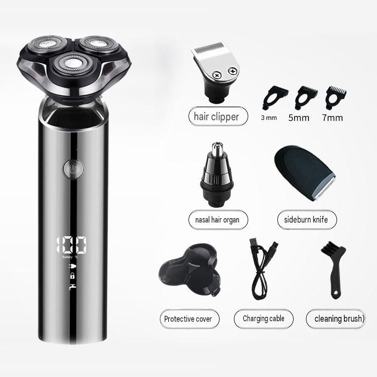 Electric Rotary Shaver for Men - Upgraded Grooming Set