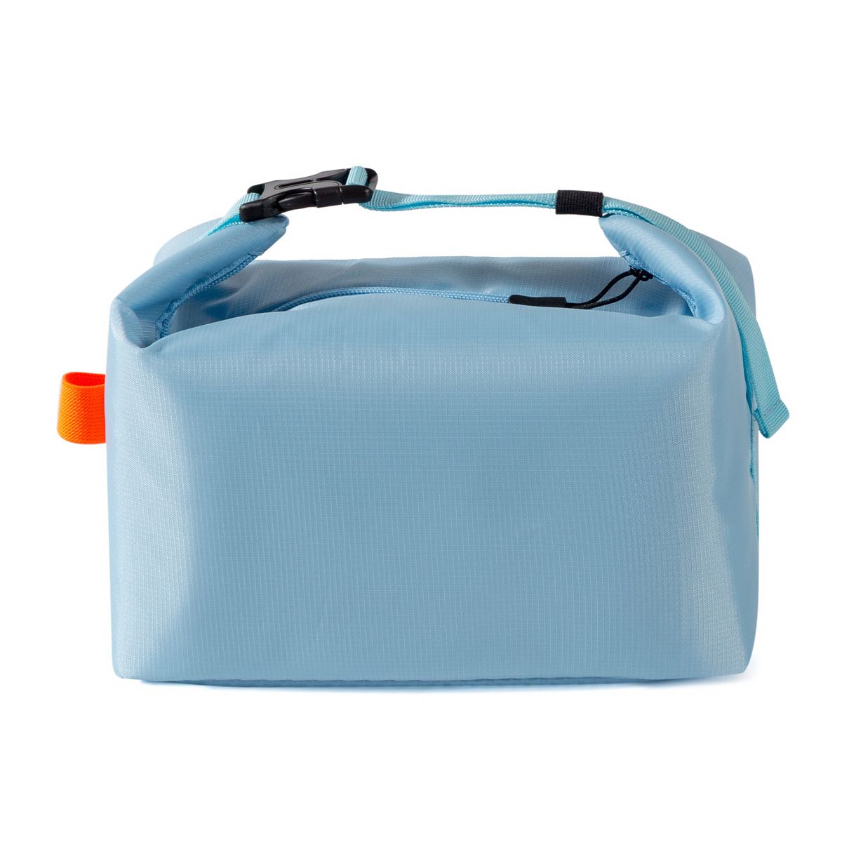 Blue Foldable Insulated Lunch Bag - Waterproof Oxford Cloth Lunch Tote with