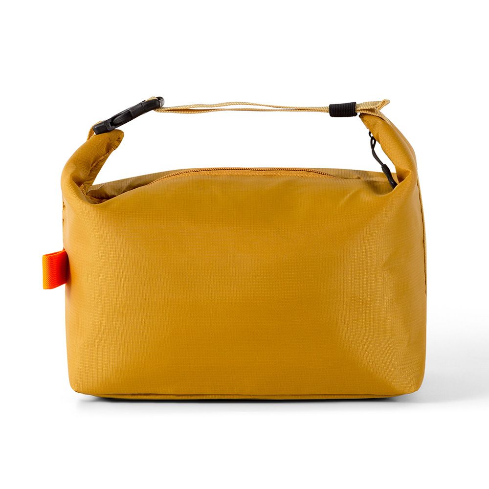 Yellow Foldable Insulated Lunch Bag - Waterproof Oxford Cloth Lunch Tote with