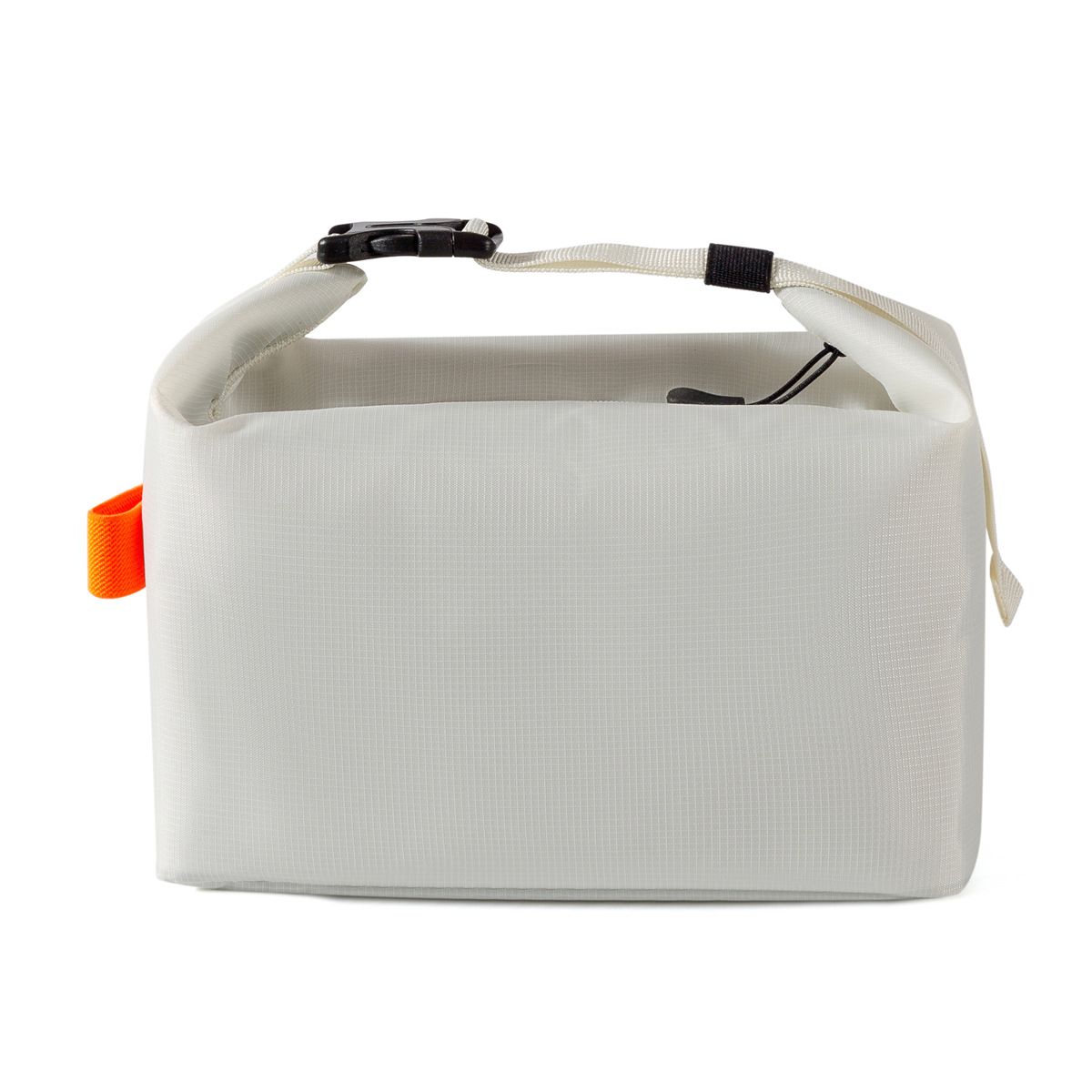 Beige Foldable Insulated Lunch Bag - Waterproof Oxford Cloth Lunch Tote with